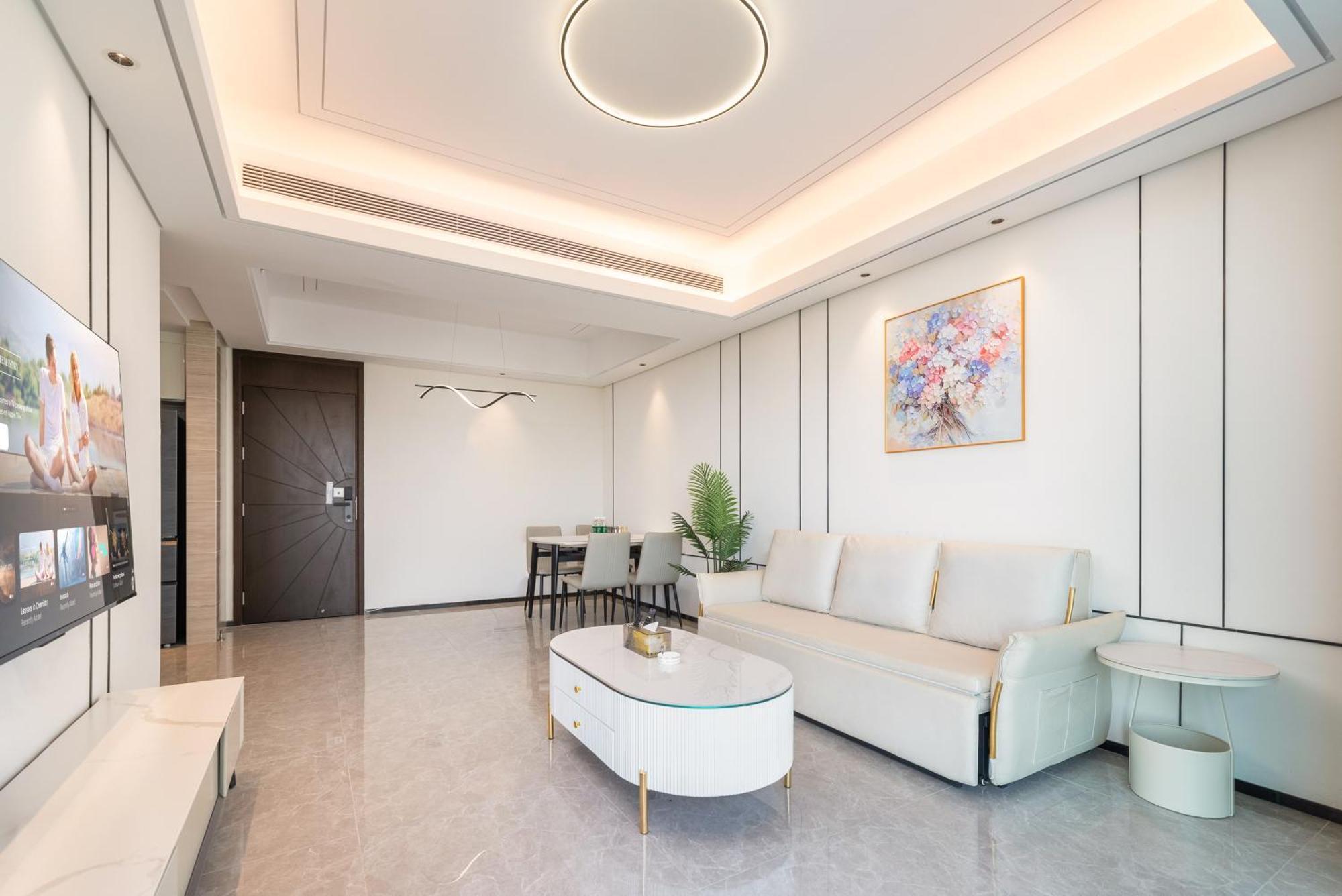 Puhai Sea View Apt By Hailan Tour At Sanya Yazhou Bay#Only 100 Meters To Beach And Sea Swimming Area Exteriér fotografie