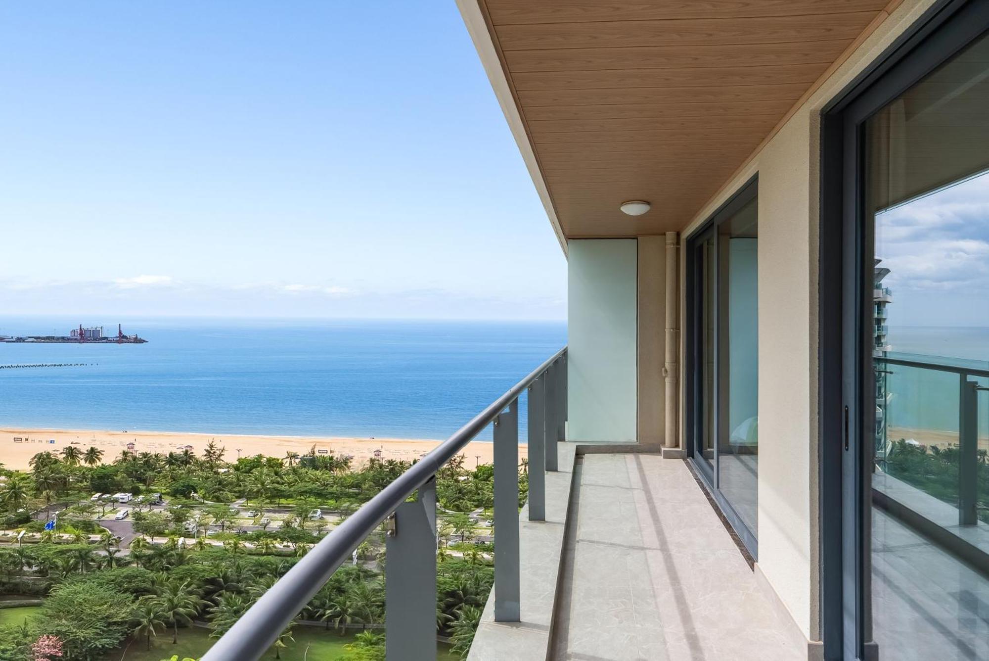 Puhai Sea View Apt By Hailan Tour At Sanya Yazhou Bay#Only 100 Meters To Beach And Sea Swimming Area Exteriér fotografie