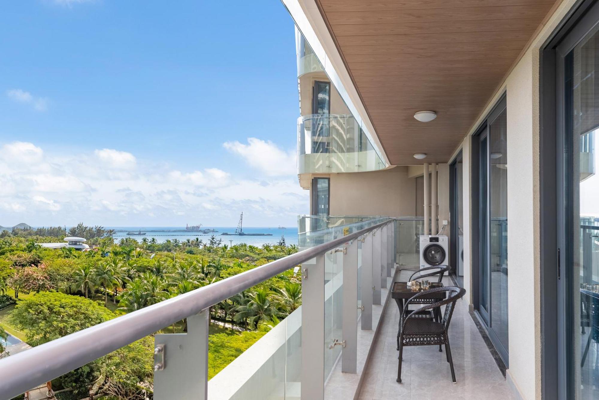 Puhai Sea View Apt By Hailan Tour At Sanya Yazhou Bay#Only 100 Meters To Beach And Sea Swimming Area Exteriér fotografie
