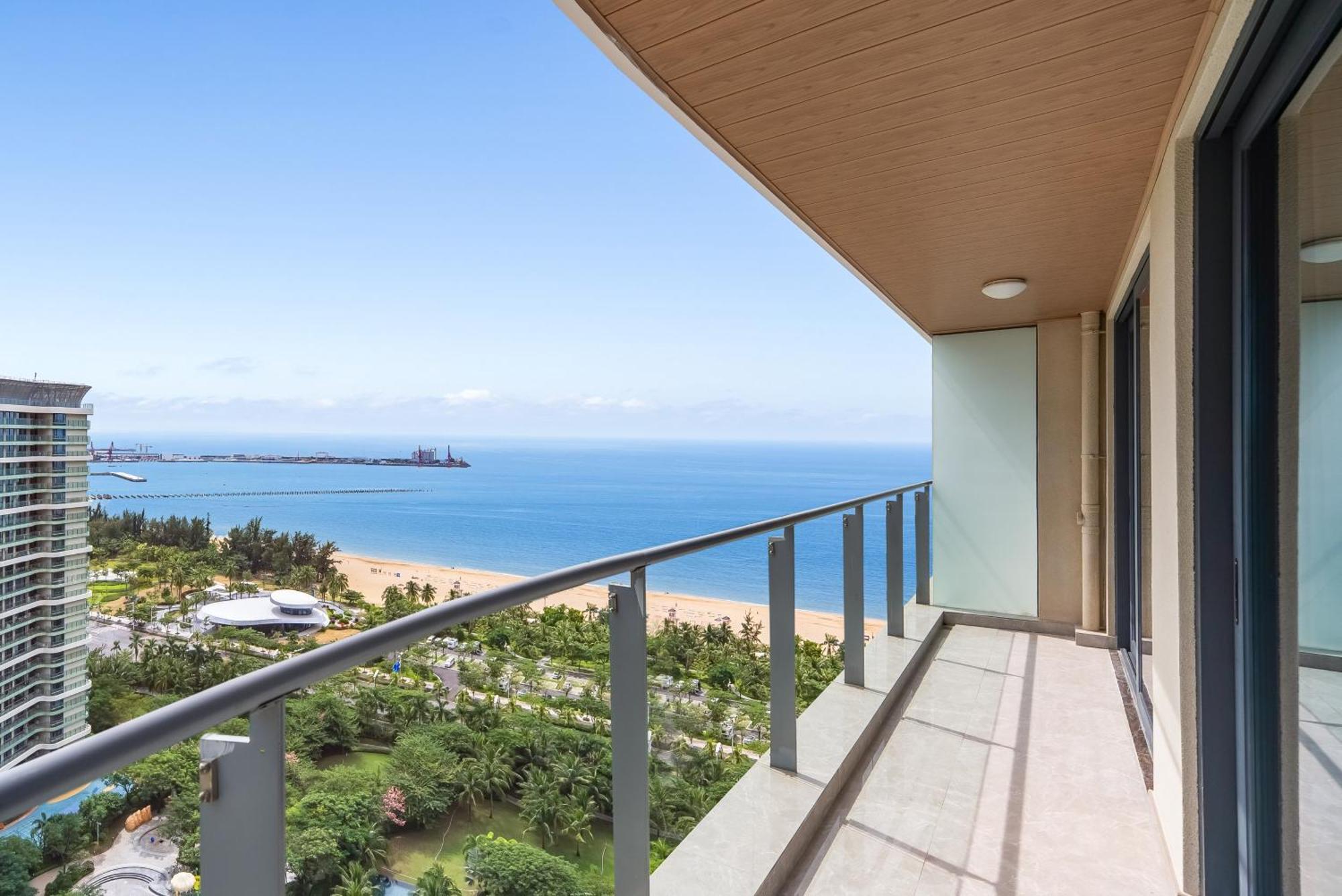 Puhai Sea View Apt By Hailan Tour At Sanya Yazhou Bay#Only 100 Meters To Beach And Sea Swimming Area Exteriér fotografie