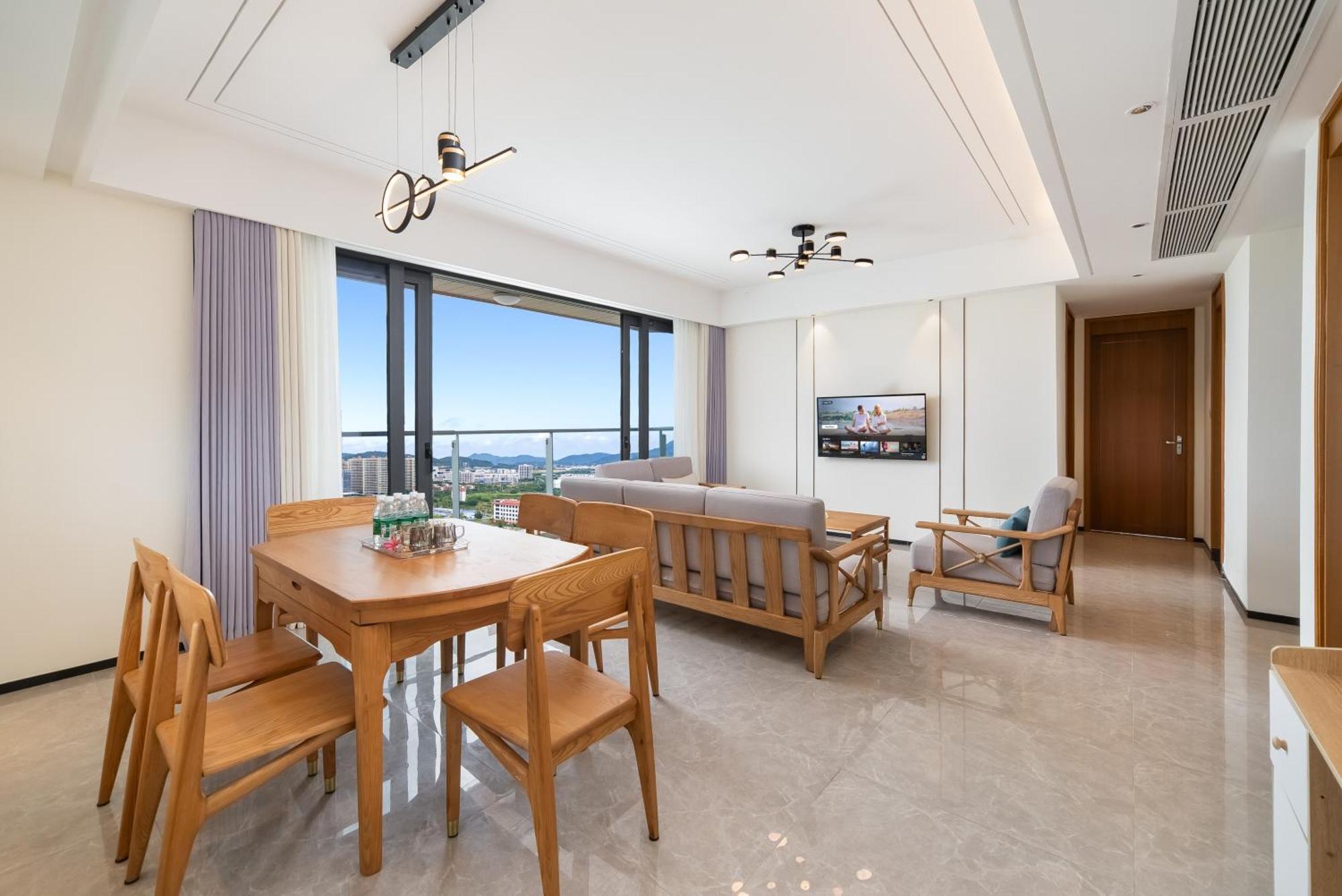 Puhai Sea View Apt By Hailan Tour At Sanya Yazhou Bay#Only 100 Meters To Beach And Sea Swimming Area Exteriér fotografie