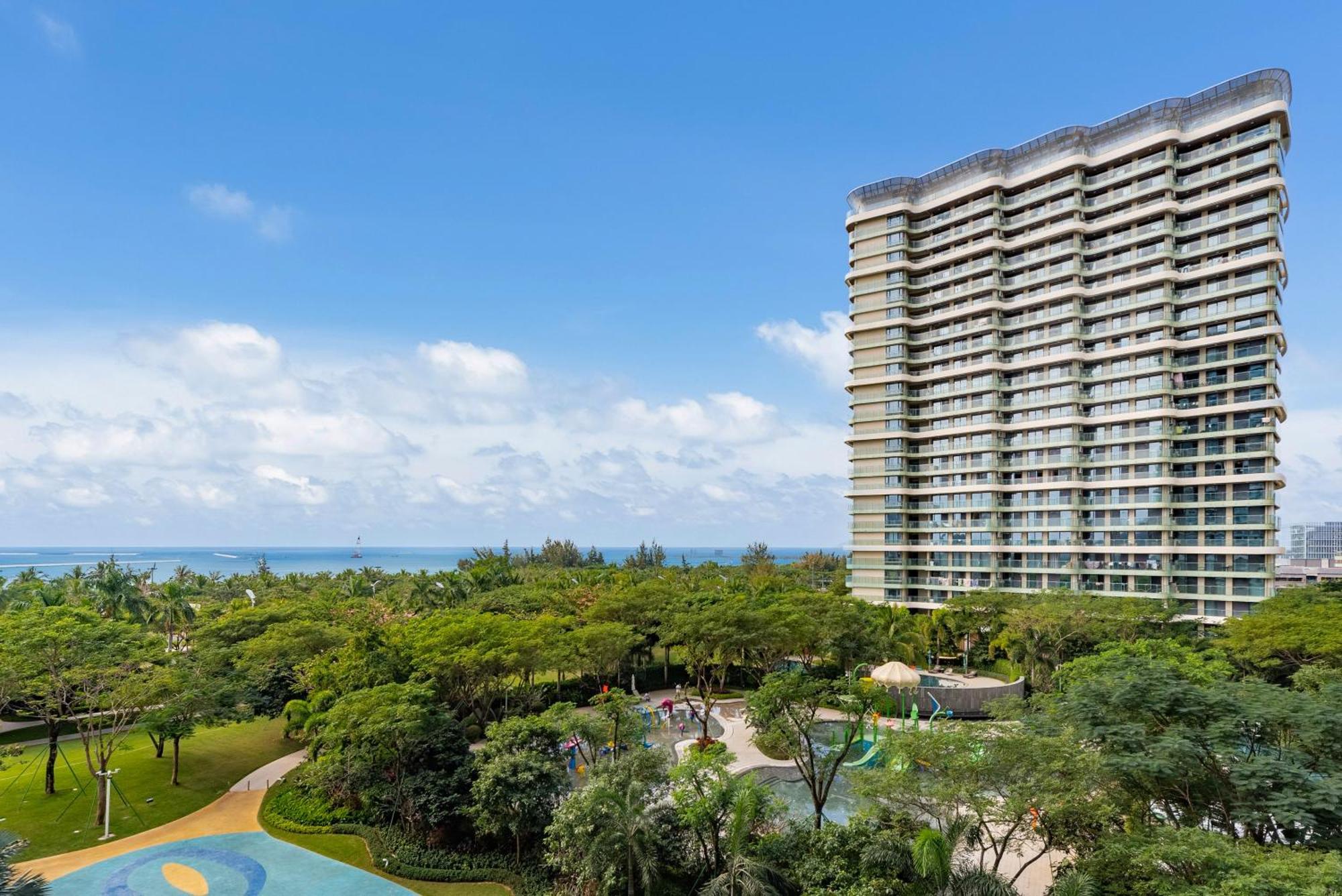 Puhai Sea View Apt By Hailan Tour At Sanya Yazhou Bay#Only 100 Meters To Beach And Sea Swimming Area Exteriér fotografie