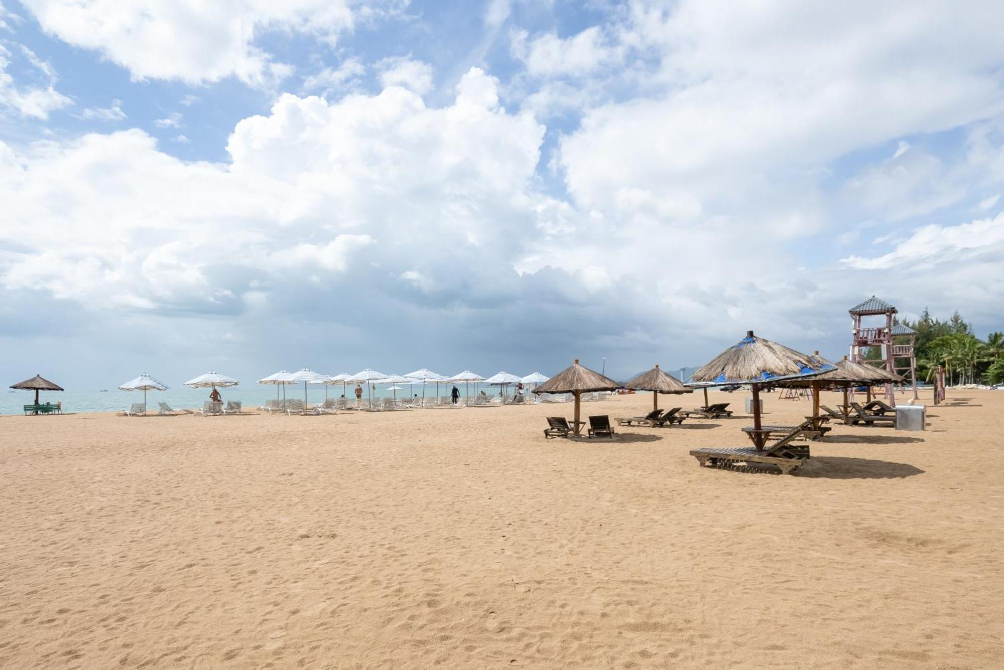 Puhai Sea View Apt By Hailan Tour At Sanya Yazhou Bay#Only 100 Meters To Beach And Sea Swimming Area Exteriér fotografie
